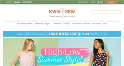 Desktop Screenshot of kwiksew.mccall.com