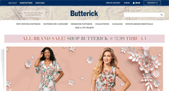 Desktop Screenshot of butterick.mccall.com