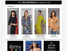 Tablet Screenshot of mccall.com