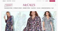 Desktop Screenshot of mccallpattern.mccall.com